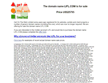 Tablet Screenshot of lifl.com